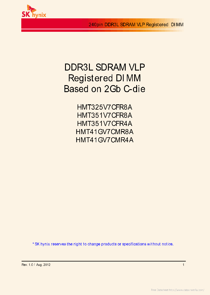 HMT325V7CFR8A_7866056.PDF Datasheet