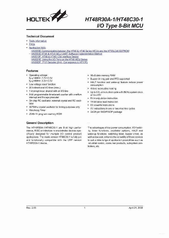 HT48C30A-1_7872300.PDF Datasheet