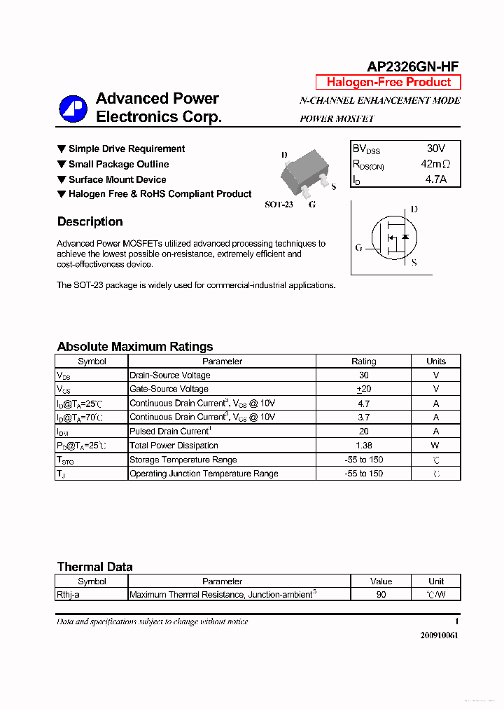 AP2326GN-HF_7873252.PDF Datasheet