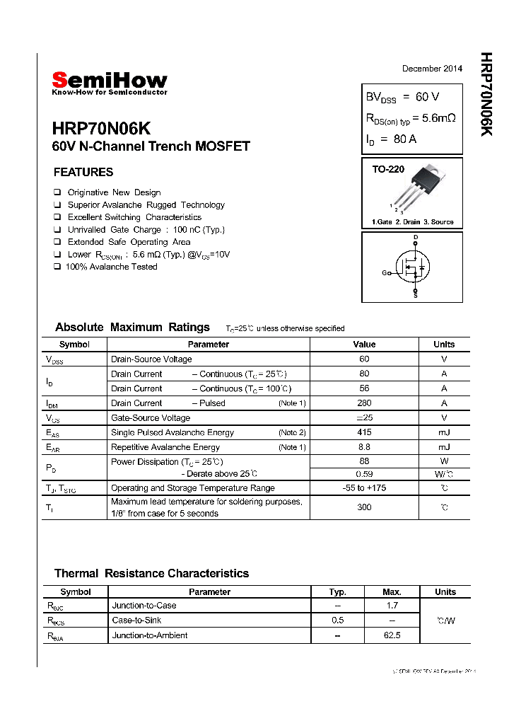 HRP70N06K_8272475.PDF Datasheet