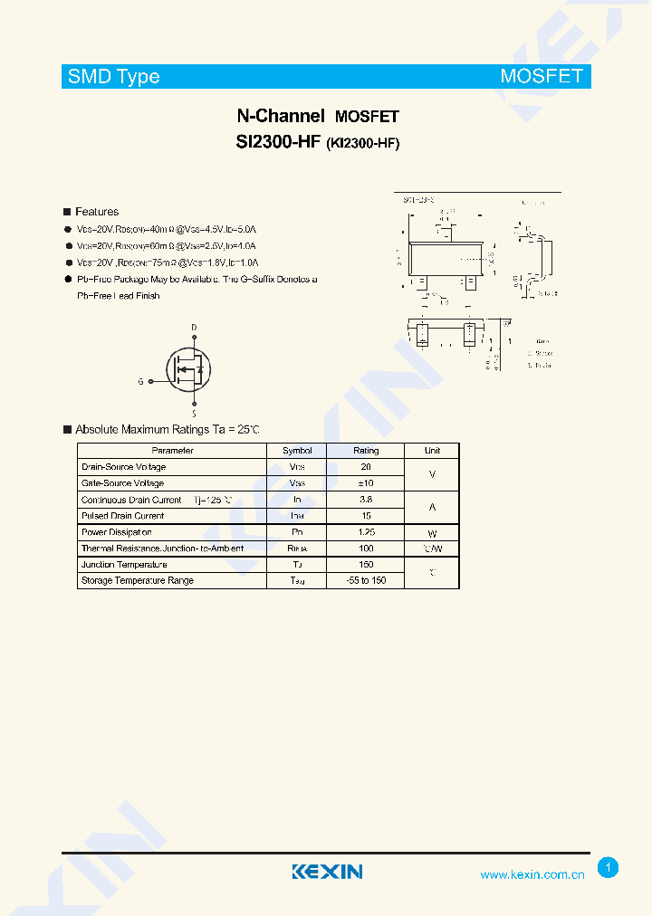 SI2300-HF-3_8276831.PDF Datasheet