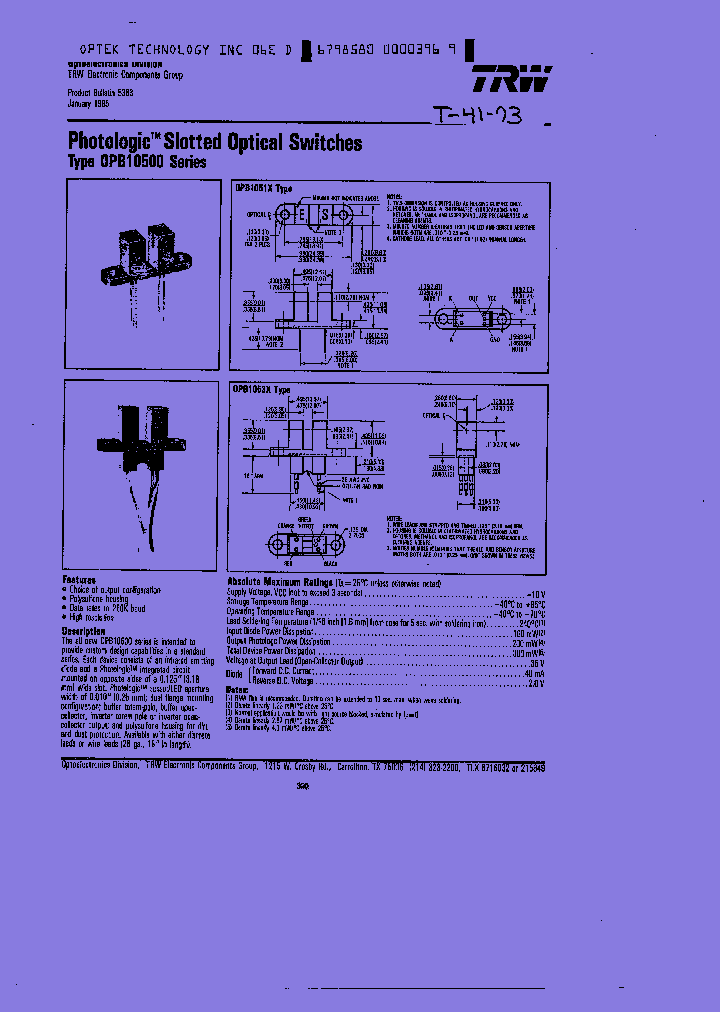 OPB10513_8282766.PDF Datasheet