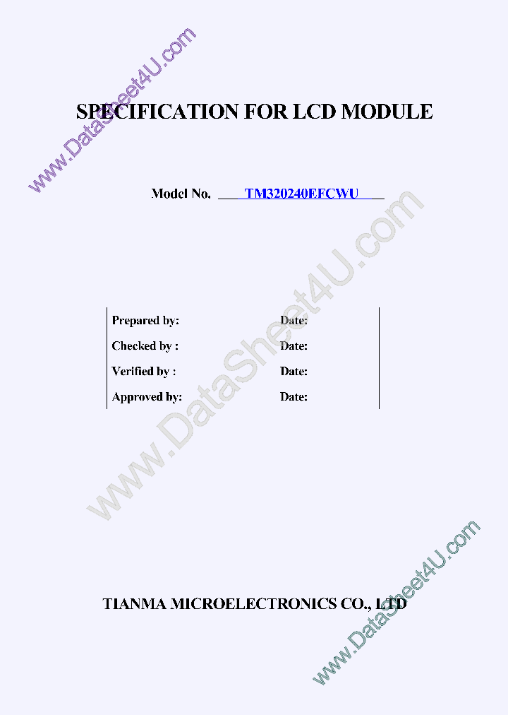 TM320240EFCWU_7883801.PDF Datasheet