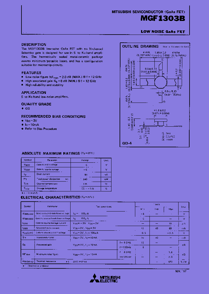 MGF1303B_8285315.PDF Datasheet