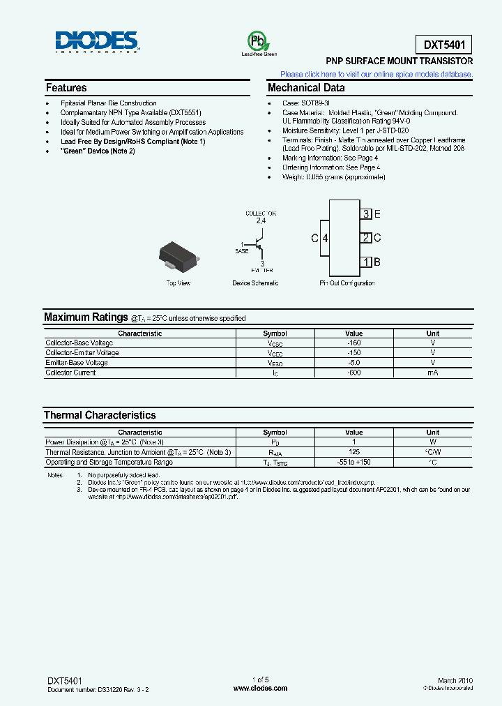 DXT5401_8287346.PDF Datasheet