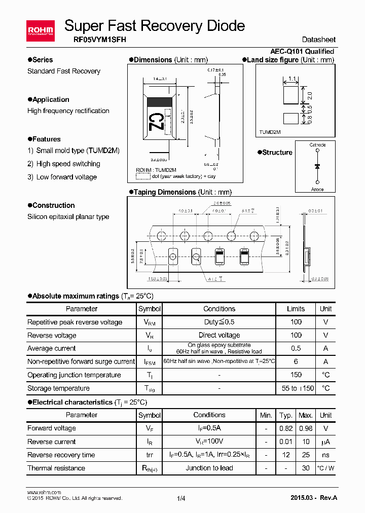 RF05VYM1SFH_8289164.PDF Datasheet