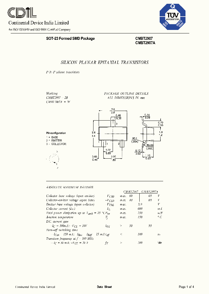 CMBT2907_8289766.PDF Datasheet