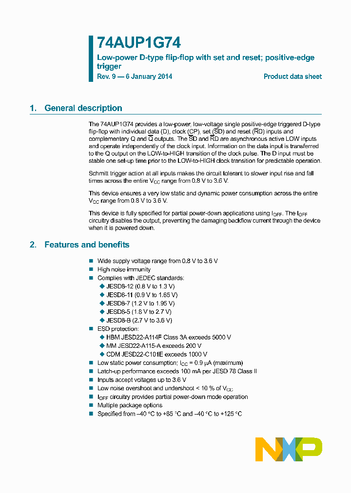 74AUP1G74GN_8289639.PDF Datasheet