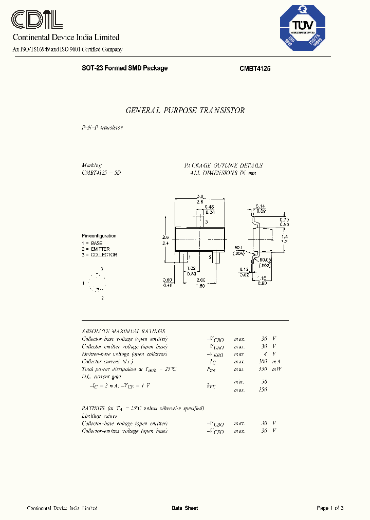 CMBT4125_8289772.PDF Datasheet