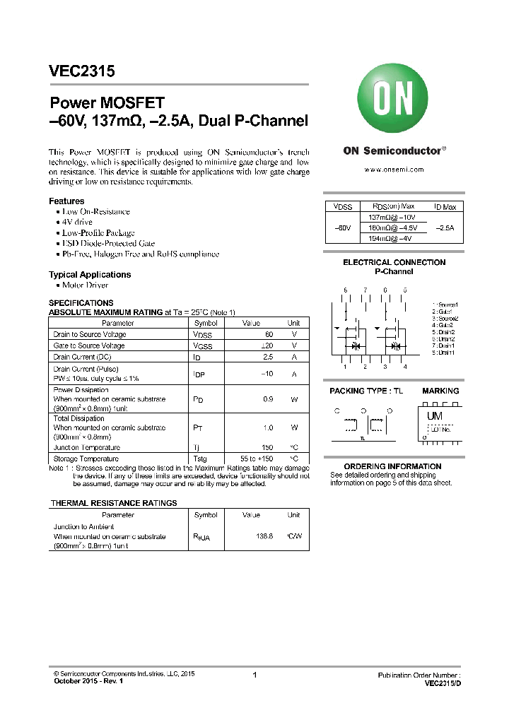 VEC2315_8292870.PDF Datasheet