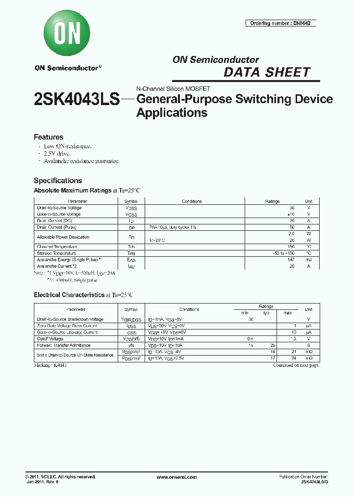 2SK4043LS_8296075.PDF Datasheet