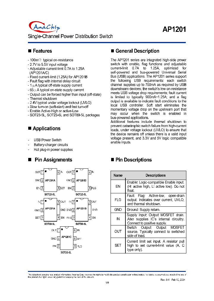 AP1201ALYA_8298038.PDF Datasheet