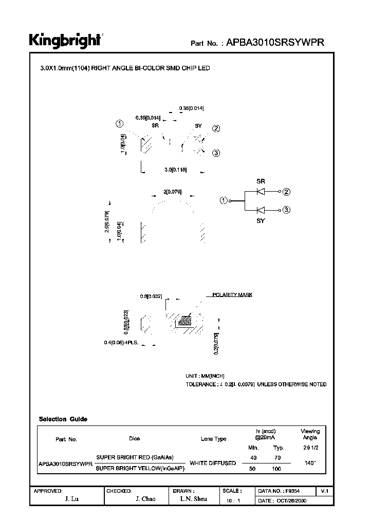 APBA3010SRSYWPR_8298137.PDF Datasheet