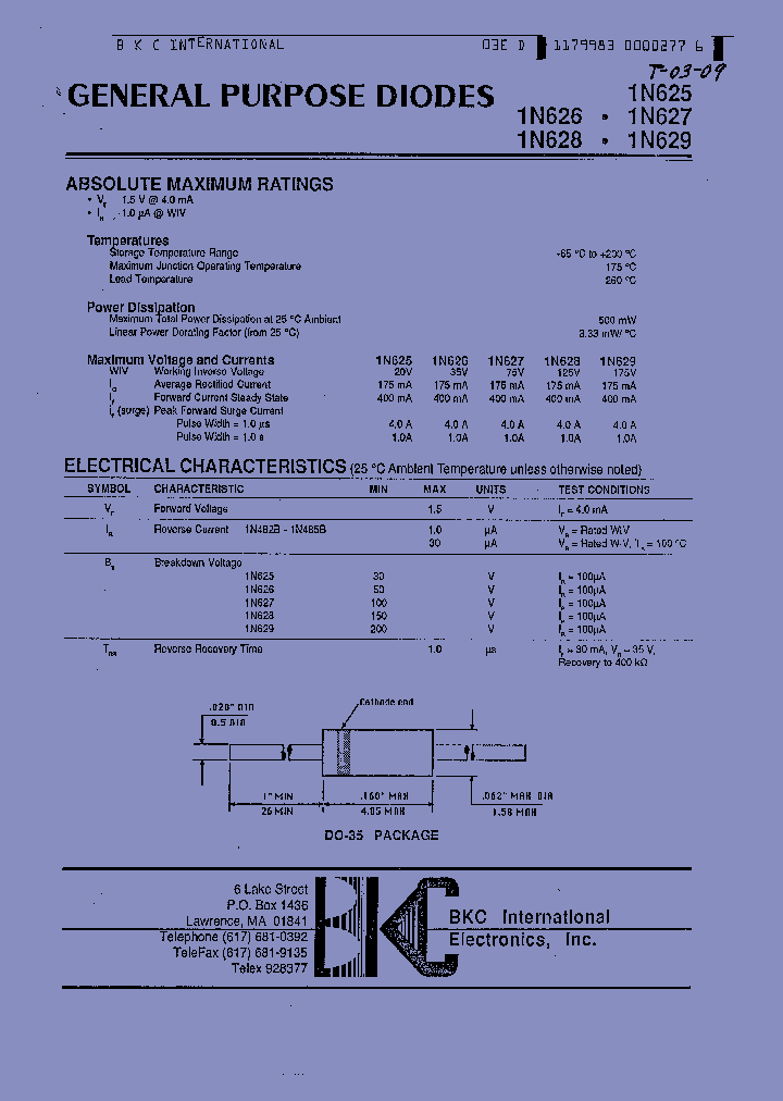 1N629_8298988.PDF Datasheet