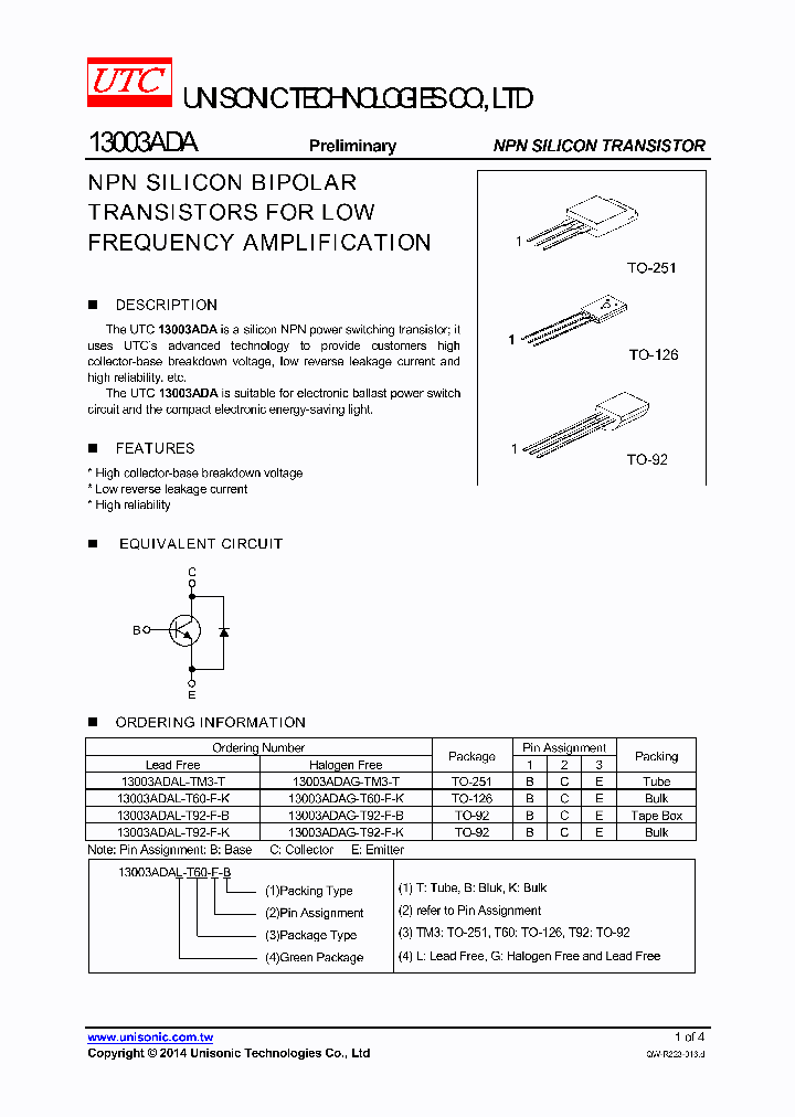 13003ADAG-T60-F-K_8300069.PDF Datasheet