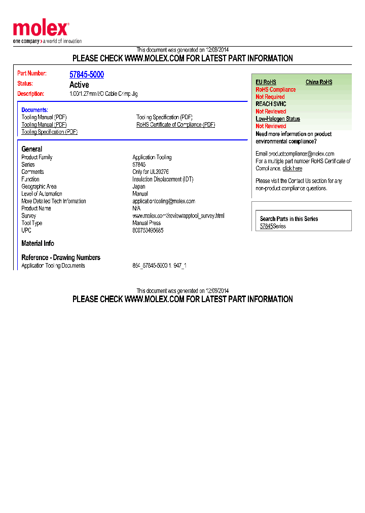 57845-5000_8312245.PDF Datasheet