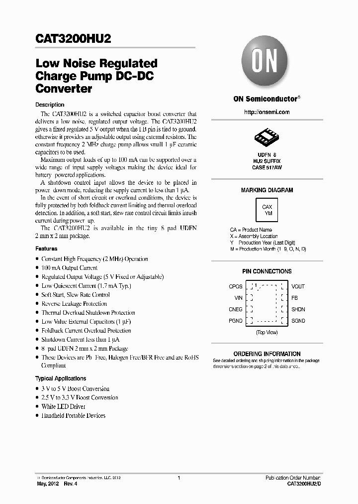 CAT3200HU2_8315173.PDF Datasheet