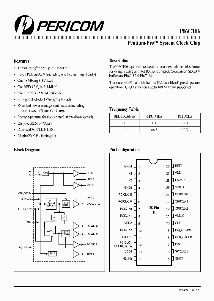 PI6C106_8316438.PDF Datasheet