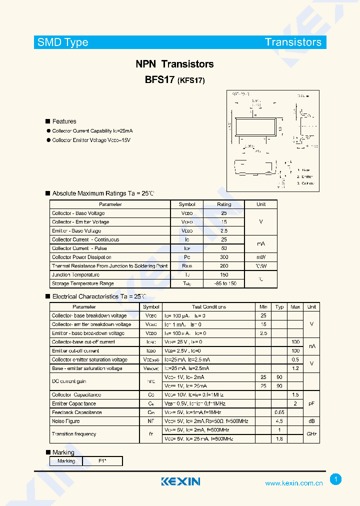 BFS17-3_8316785.PDF Datasheet