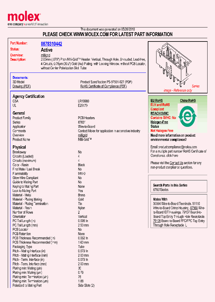 87831-0442_8318933.PDF Datasheet