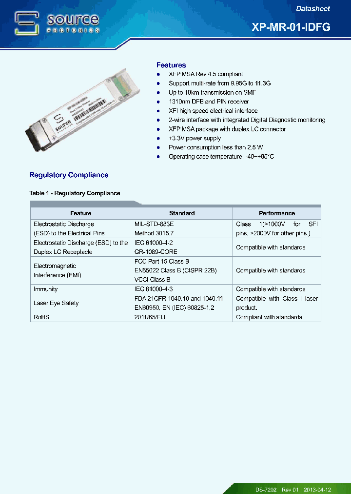 XP-MR-01-IDFG_8319299.PDF Datasheet