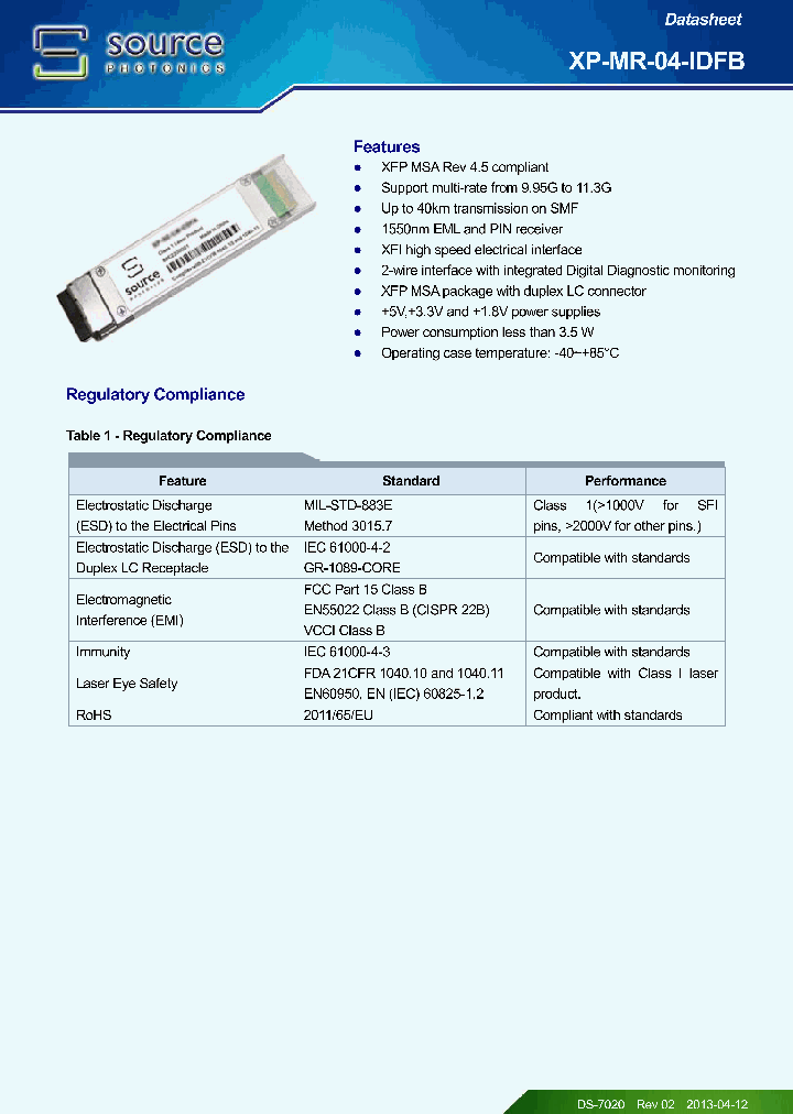 XP-MR-04-IDFB_8319300.PDF Datasheet