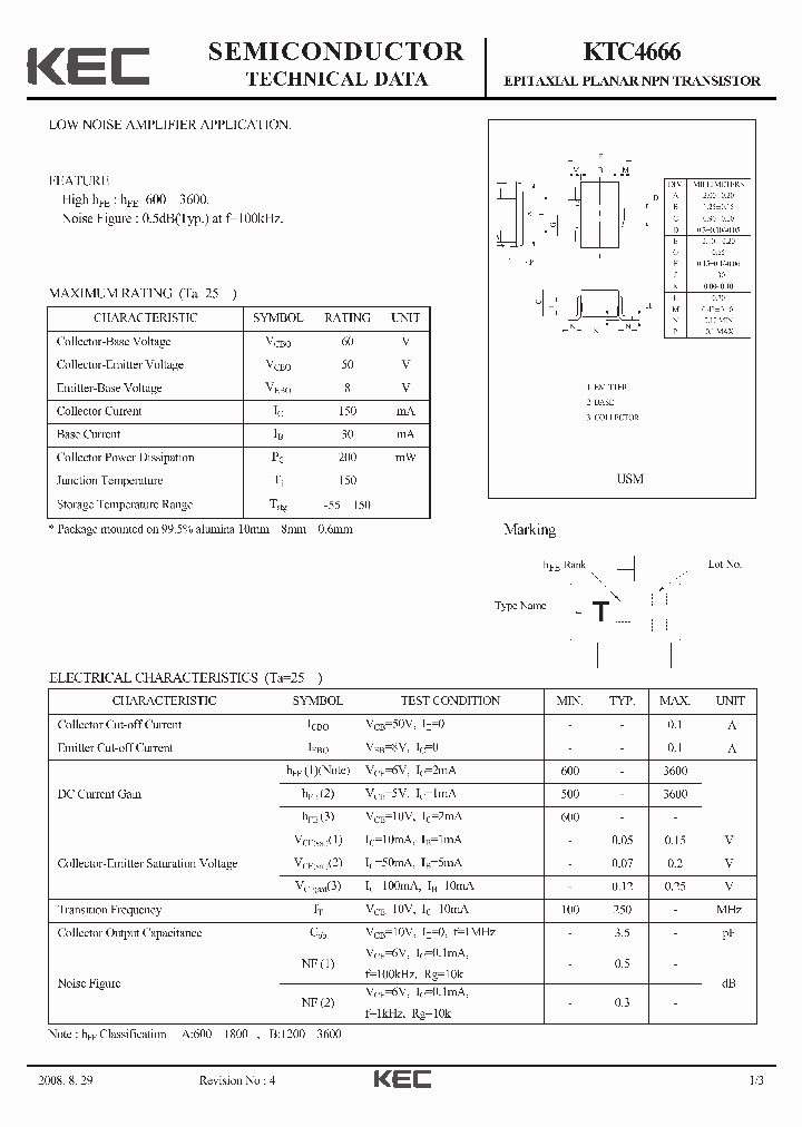 KTC4666-15_8320785.PDF Datasheet