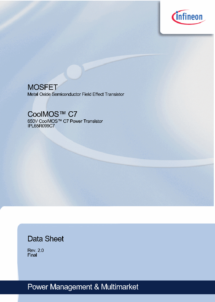 IPL65R099C7_8323000.PDF Datasheet