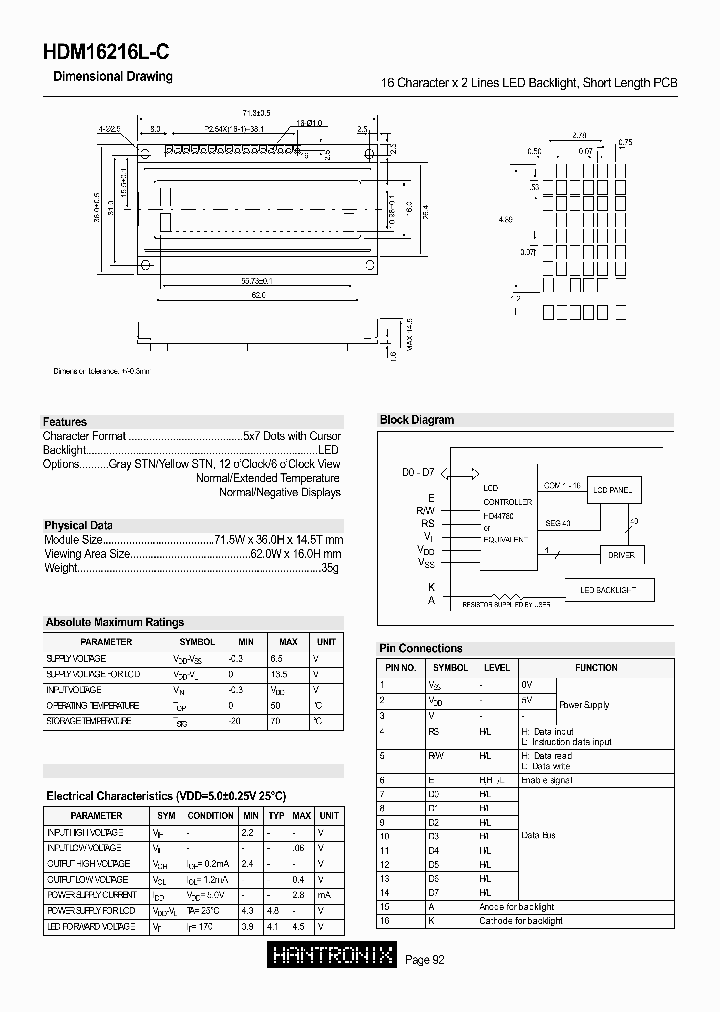 HDM16216L-C-15_8323574.PDF Datasheet