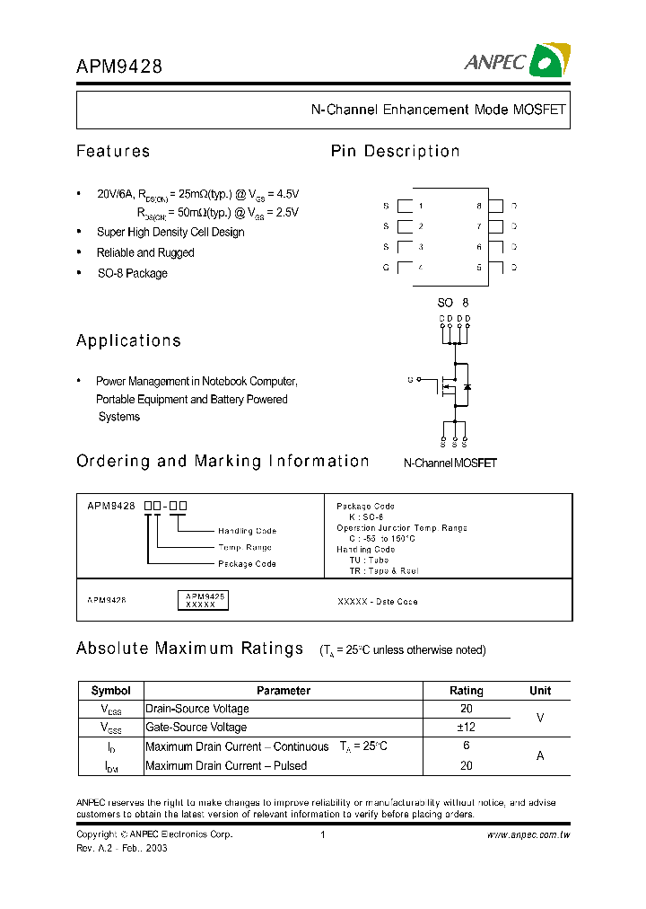 APM9428KC-TR_8328243.PDF Datasheet