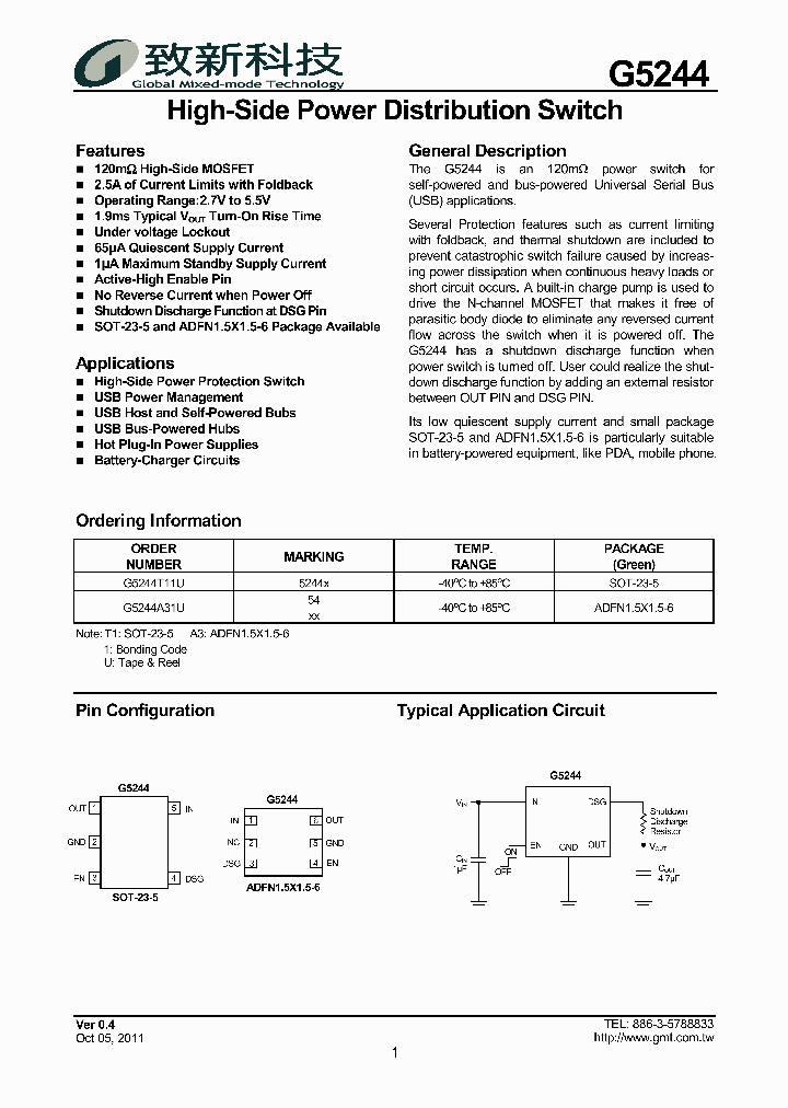 G5244_8335102.PDF Datasheet