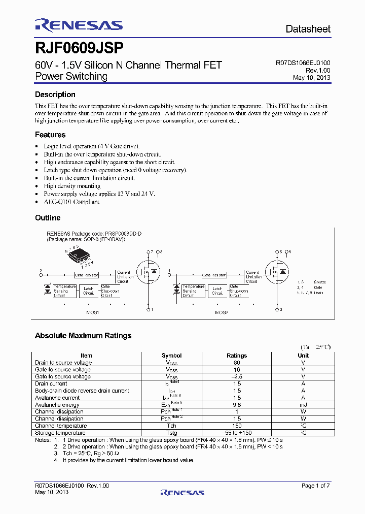 RJF0609JSP_8336000.PDF Datasheet