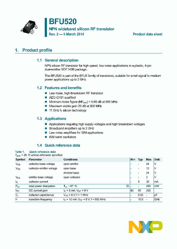 BFU520_8337923.PDF Datasheet