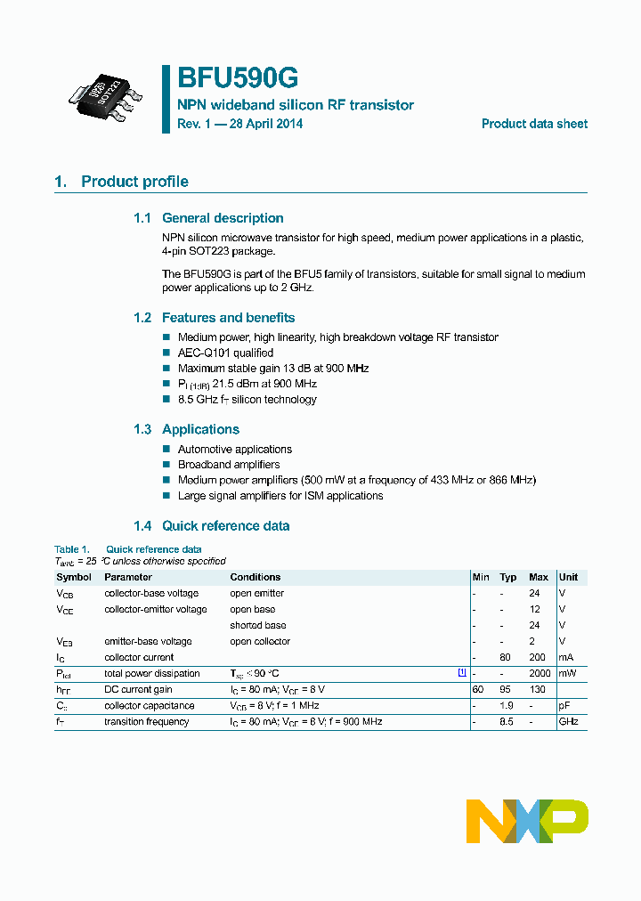 BFU590G_8337942.PDF Datasheet