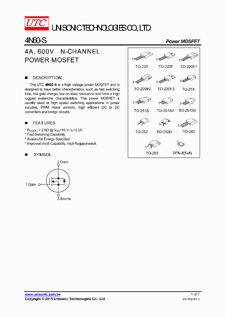 4N60-S_8339318.PDF Datasheet