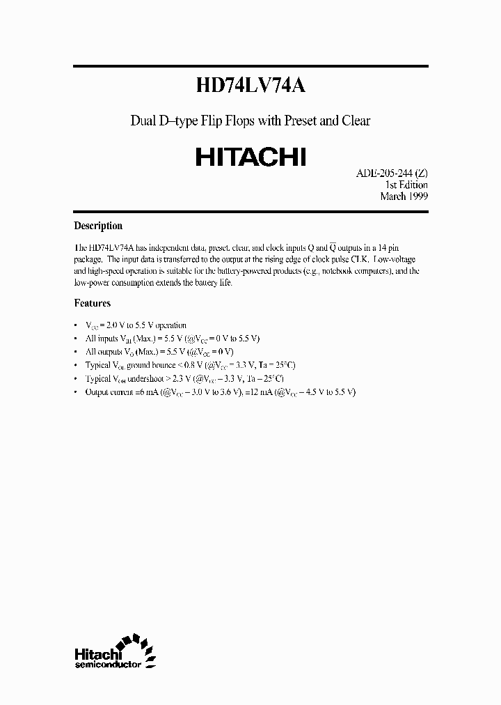 HD74LV74A_8348197.PDF Datasheet