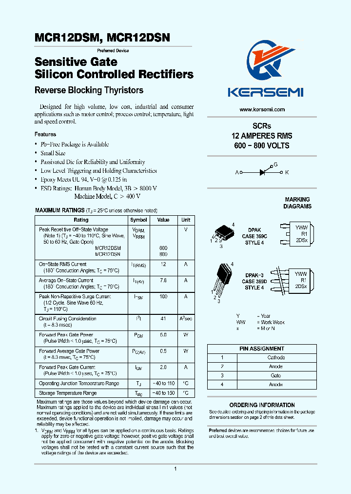 MCR12DSM_8350671.PDF Datasheet