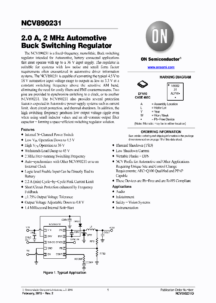 NCV890231MWTXG_8352934.PDF Datasheet