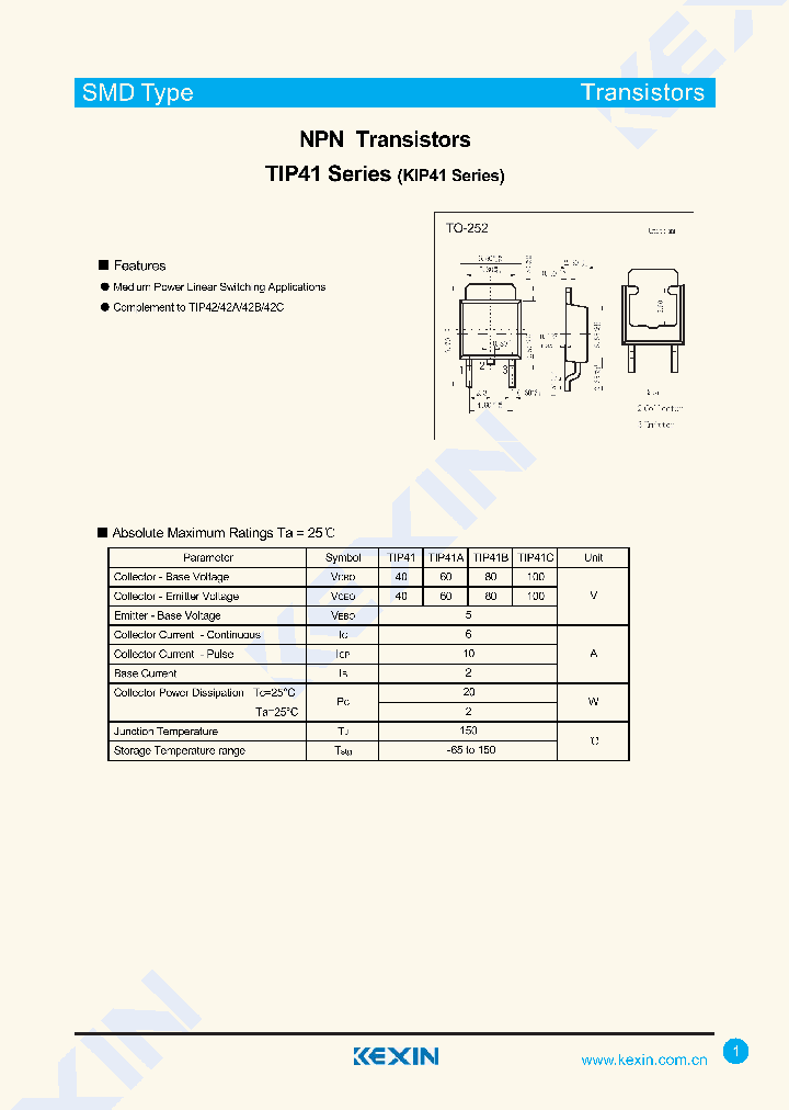 TIP41A_8353038.PDF Datasheet