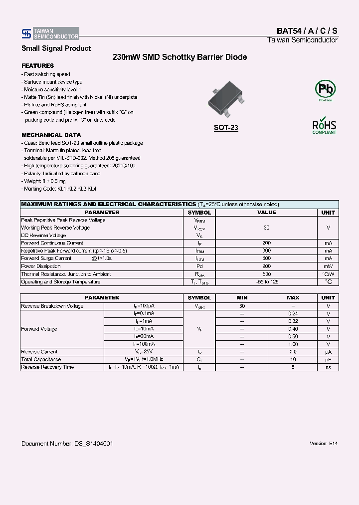 BAT54A-B0RF_8355344.PDF Datasheet