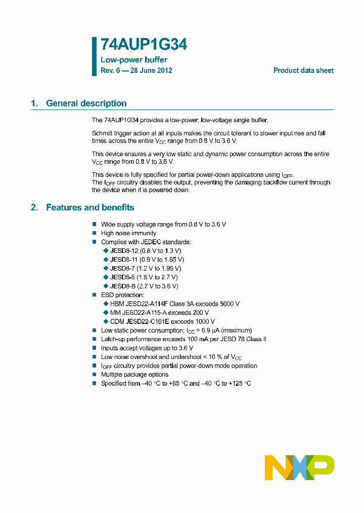 74AUP1G34GS_8360177.PDF Datasheet