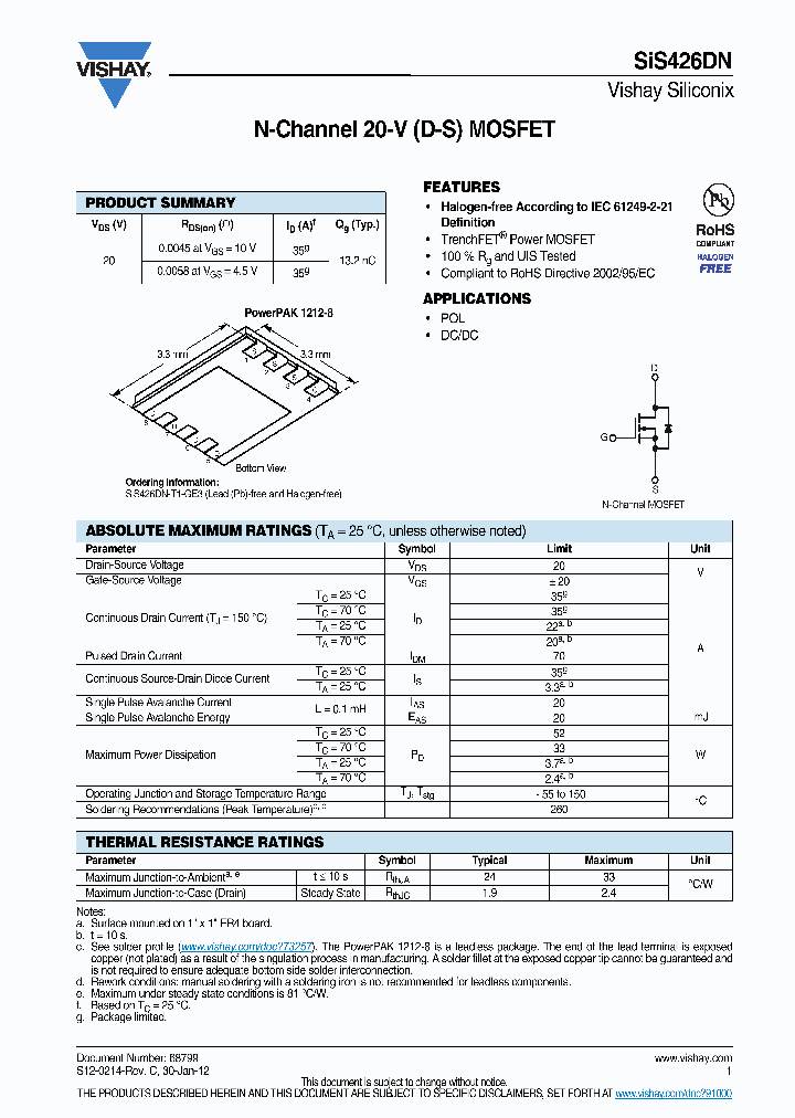 SIS426DN_8360613.PDF Datasheet