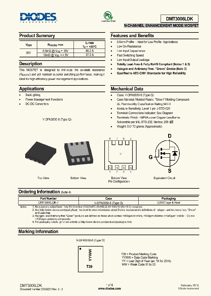 DMT3006LDK_8360646.PDF Datasheet