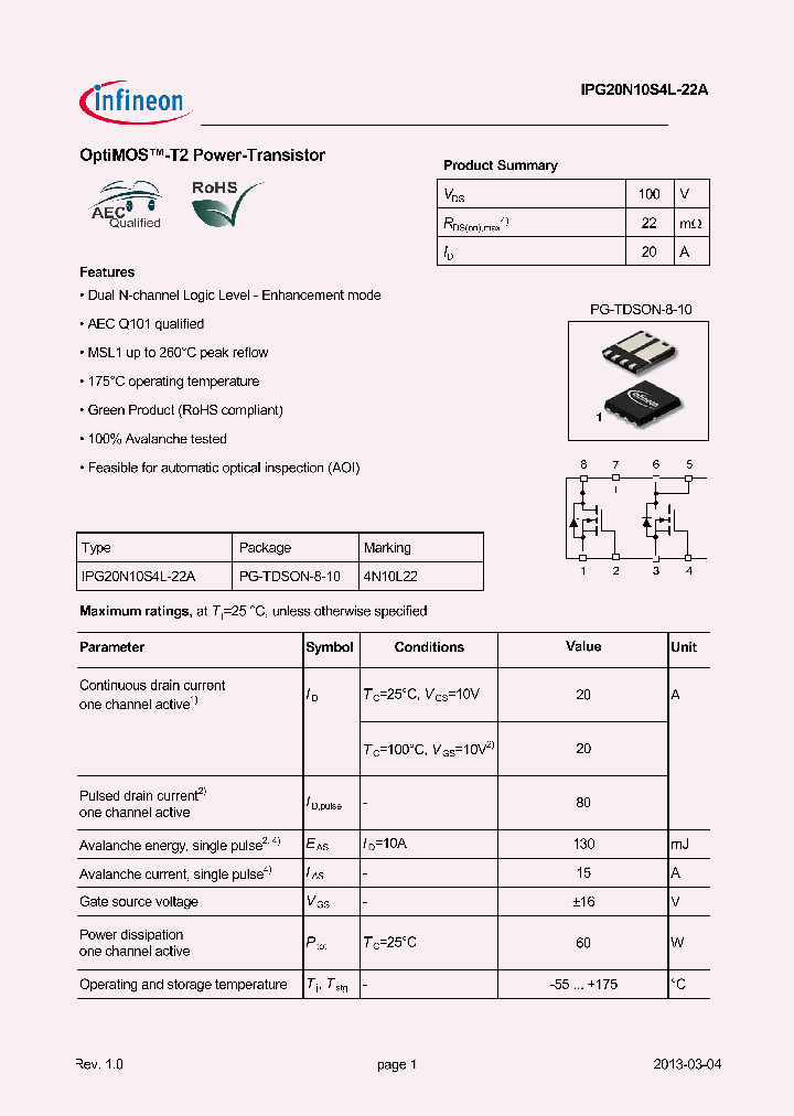 IPG20N10S4L-22A_8361220.PDF Datasheet