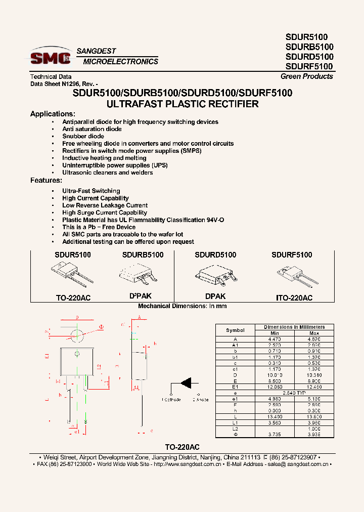 SDURD5100_8364901.PDF Datasheet