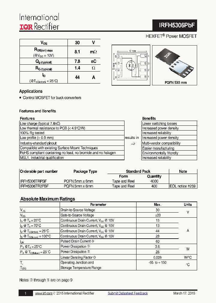 IRFH5306PBF-15_8365632.PDF Datasheet