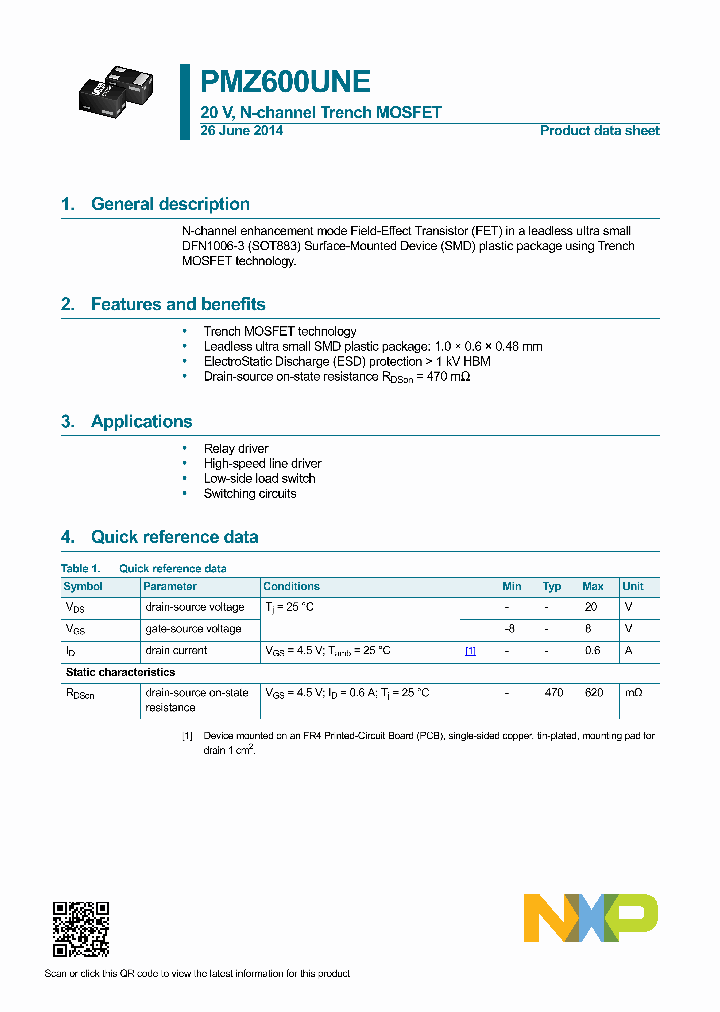 PMZ600UNE-15_8368141.PDF Datasheet