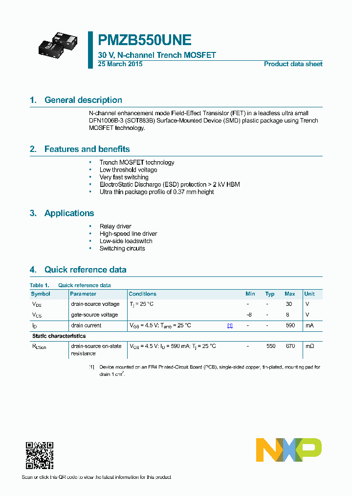 PMZB550UNE-15_8368151.PDF Datasheet