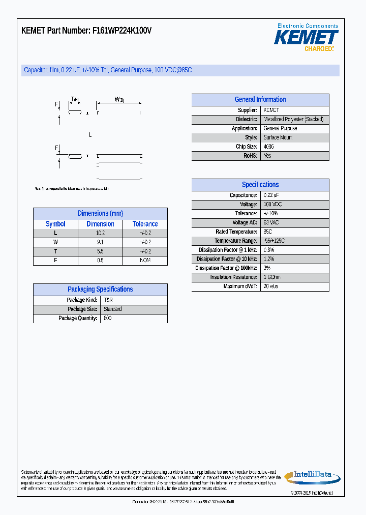 F161WP224K100V_8370100.PDF Datasheet