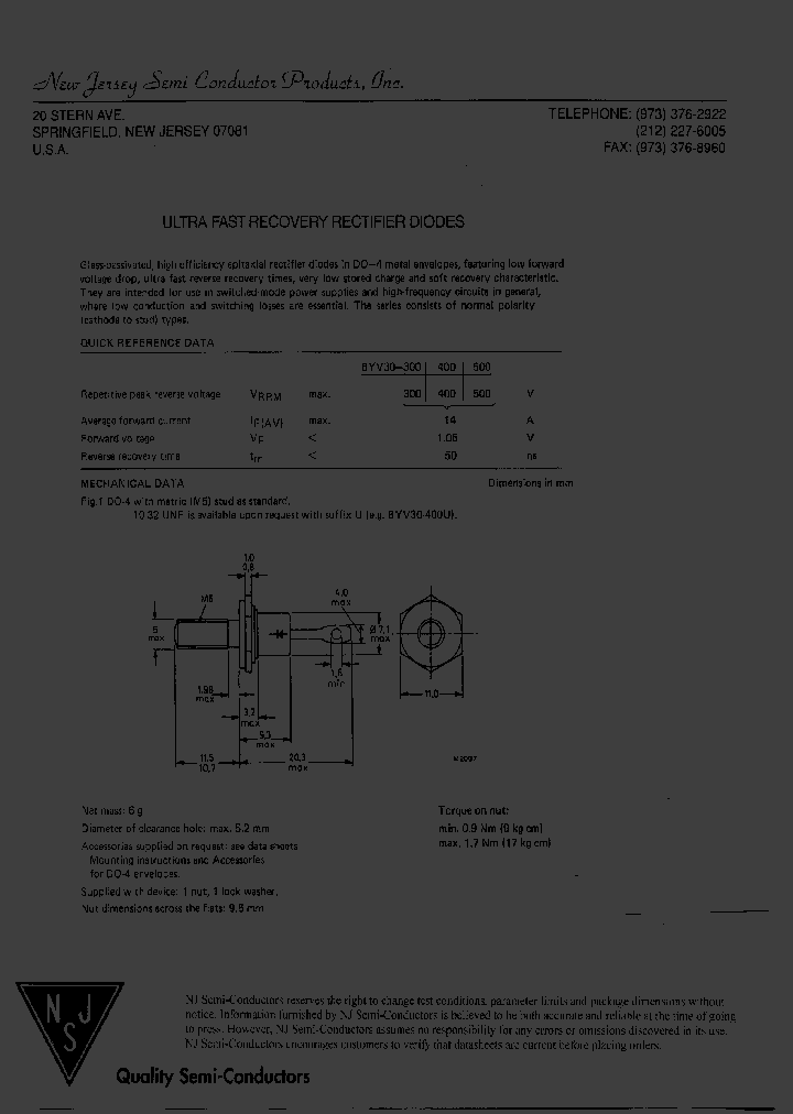 BYV30-300_8372061.PDF Datasheet